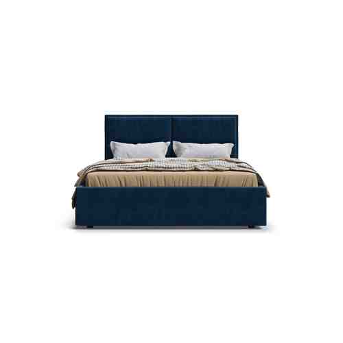 Кровать MILA велюр Monolit синий арт. 525733