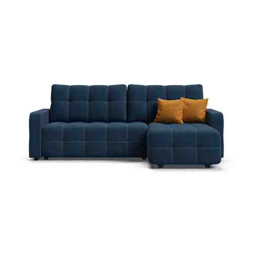 Угловой диван Dandy NEW рогожка Malmo синий арт. 519179