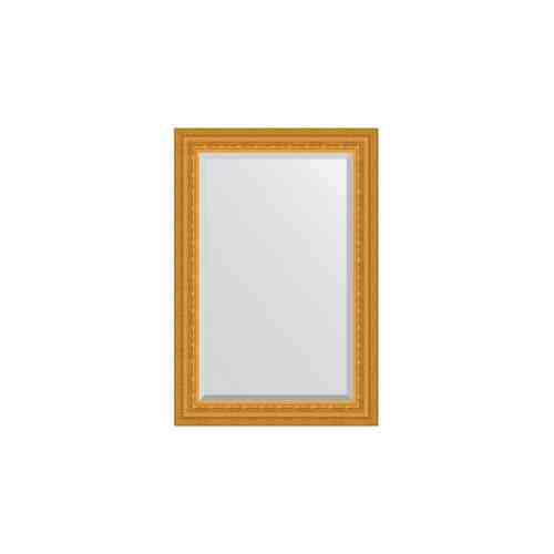 Зеркало с фацетом в раме Сусальное золото 80 мм арт. 80315968